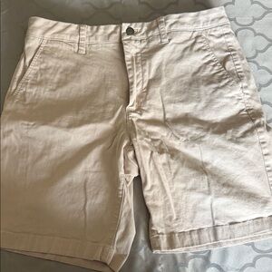 Men's Flat Front Shorts in Light Tan — Classic Summer Staple